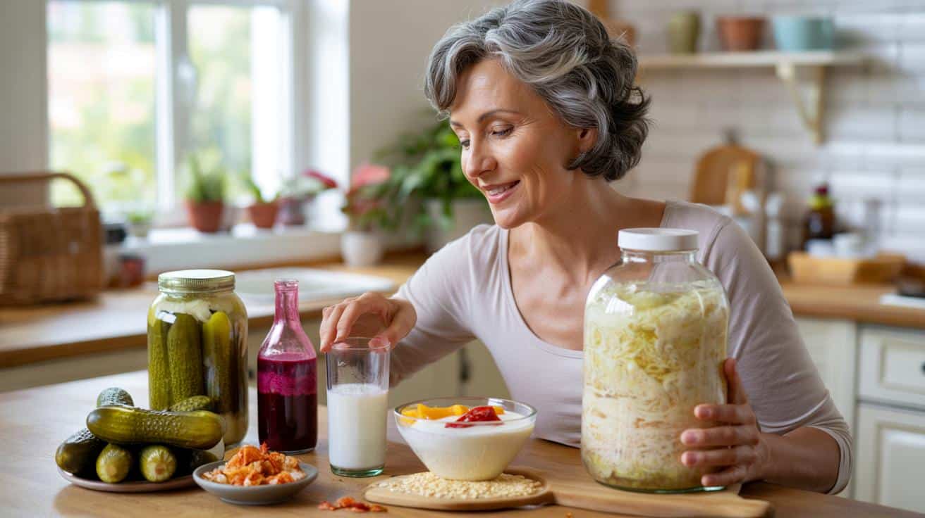 Te produkty fermentowane po 50. roku życia naprawdę poprawiają trawienie i samopoczucie