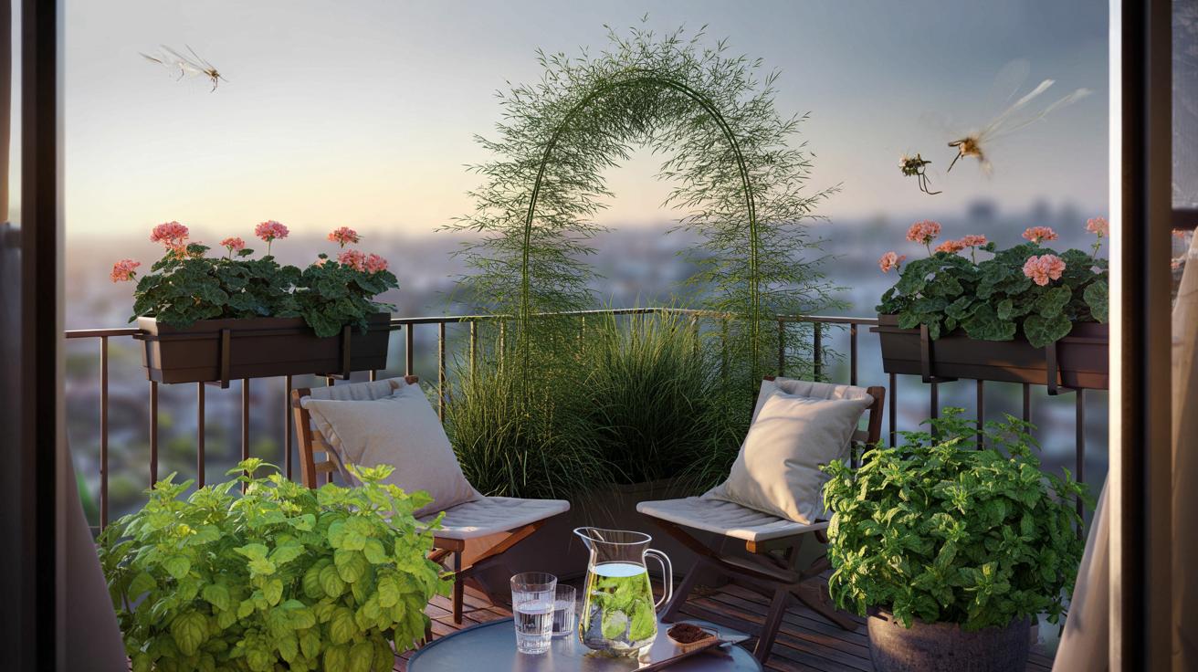 Te rośliny na balkonie wypędzą komary i pięknie go odświeżą