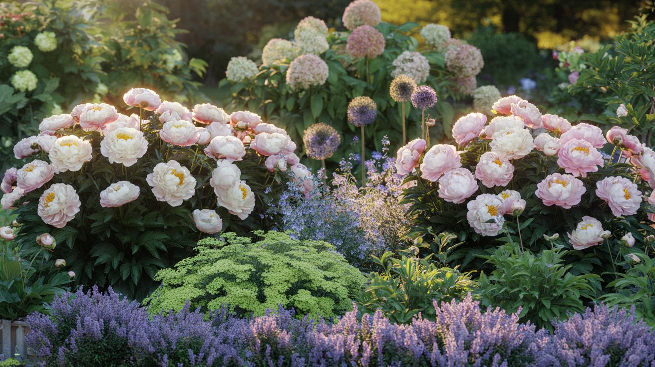 Te rośliny posadź obok piwonii, a kwitnienie naprawdę wystrzeli