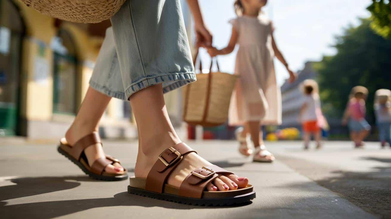 Te skórzane klapki M&S mogą stać się hitem lata wśród mam