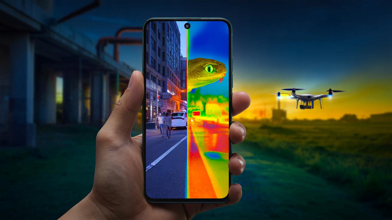 Telefony z „oczami węża”: nowa technologia zmieni kamery w termowizory 4K