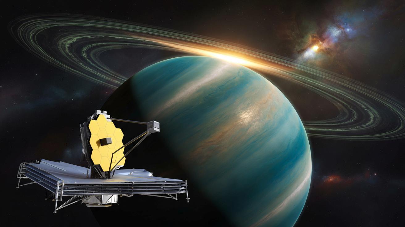 Teleskop James-Webb pokazuje zaskakujący element w atmosferze Urana