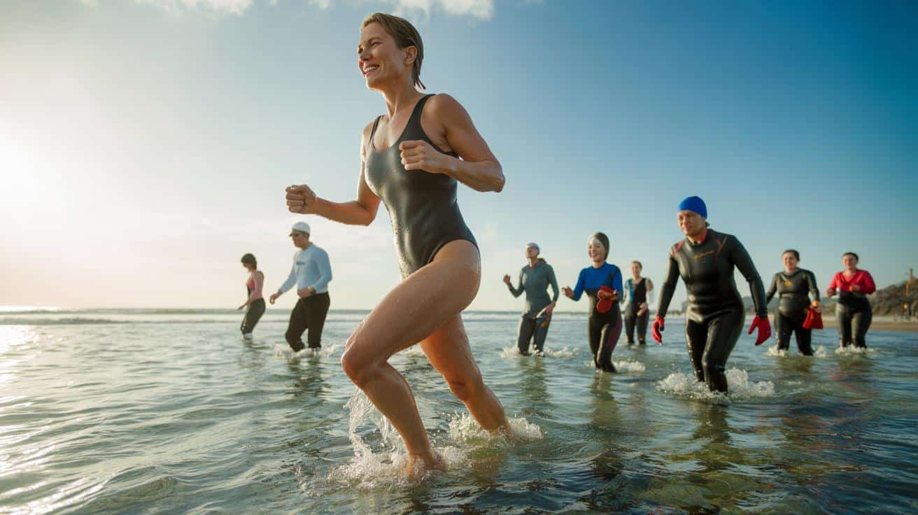 Ten „babciowy” sport w wodzie świetnie wyszczupla i wygładza uda