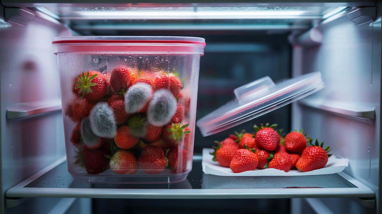 Ten błąd przy przechowywaniu truskawek sprawia, że pleśnieją w lodówce