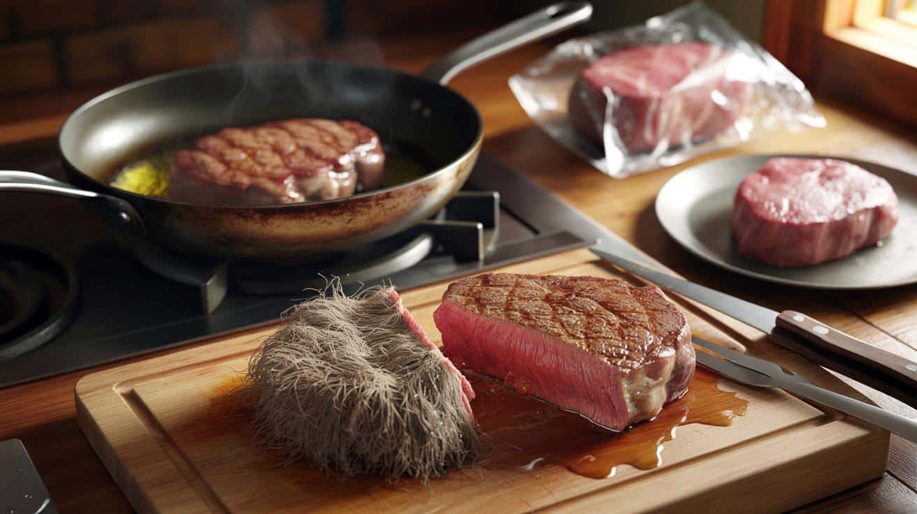 Ten błąd przy smażeniu mięsa sprawia, że staje się twarde