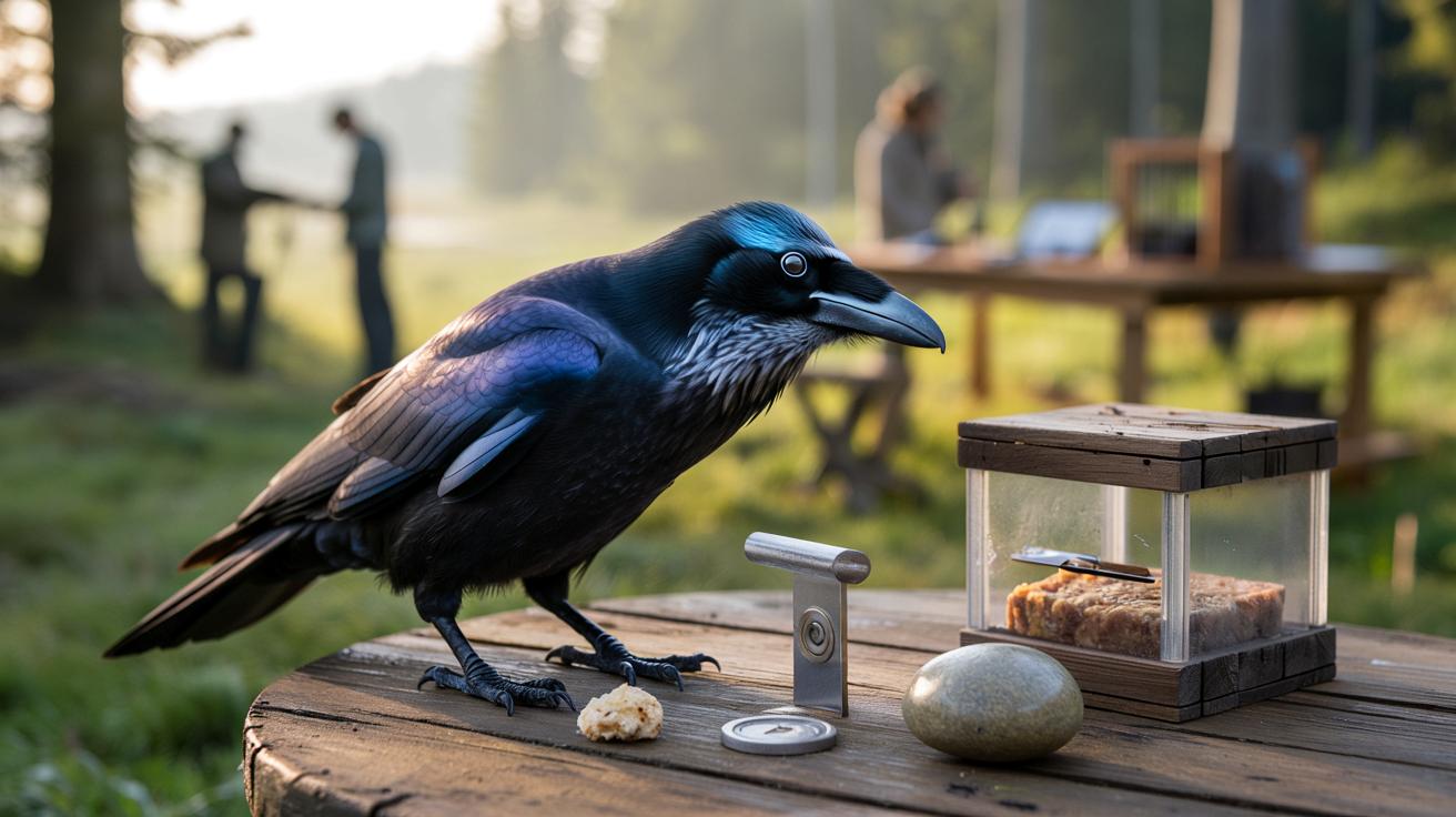 Ten czarny ptak planuje przyszłość, używa narzędzi i… handluje