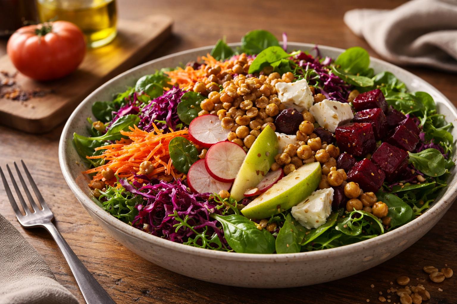 Ten czerwony dodatek psuje lekką sałatkę na kolację. Czym go zastąpić?