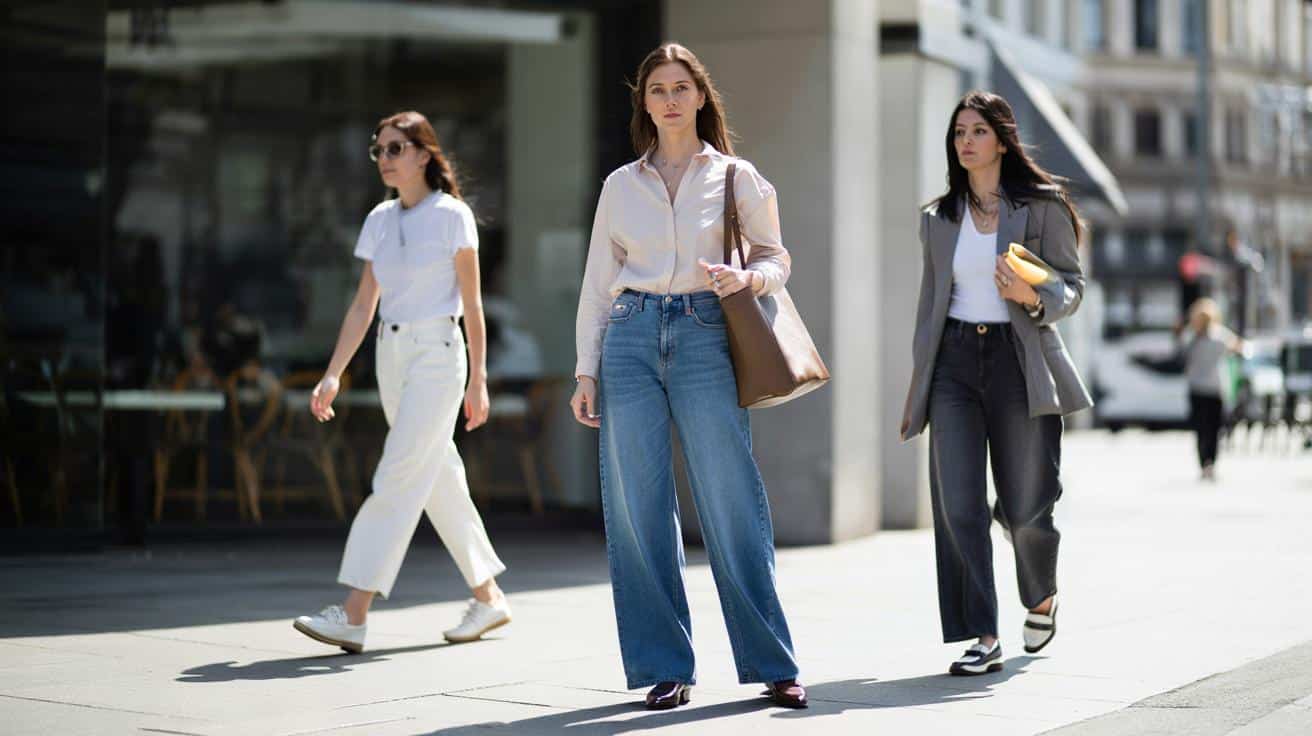 Ten jeans z Uniqlo robi furorę na wiosnę: wygodny, szeroki i wyszczuplający