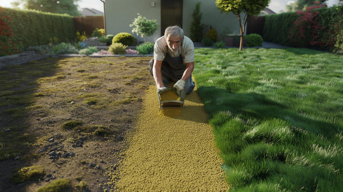 Ten jeden zabieg na trawniku zmienia żółtą murawę w gęstą zieleń