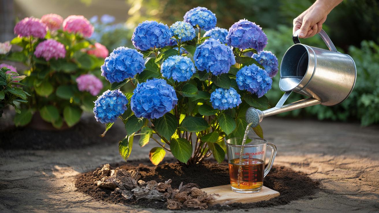 Ten kuchenny trik zmieni twoje hortensje w intensywnie niebieskie do lata