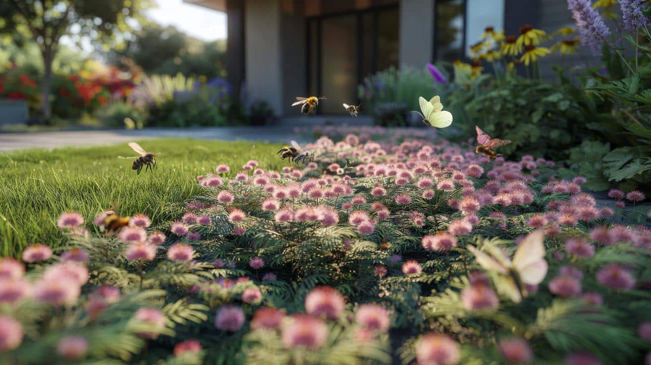 Ten kwitnący dywan zmiata trawnik w pół roku i kusi motyle