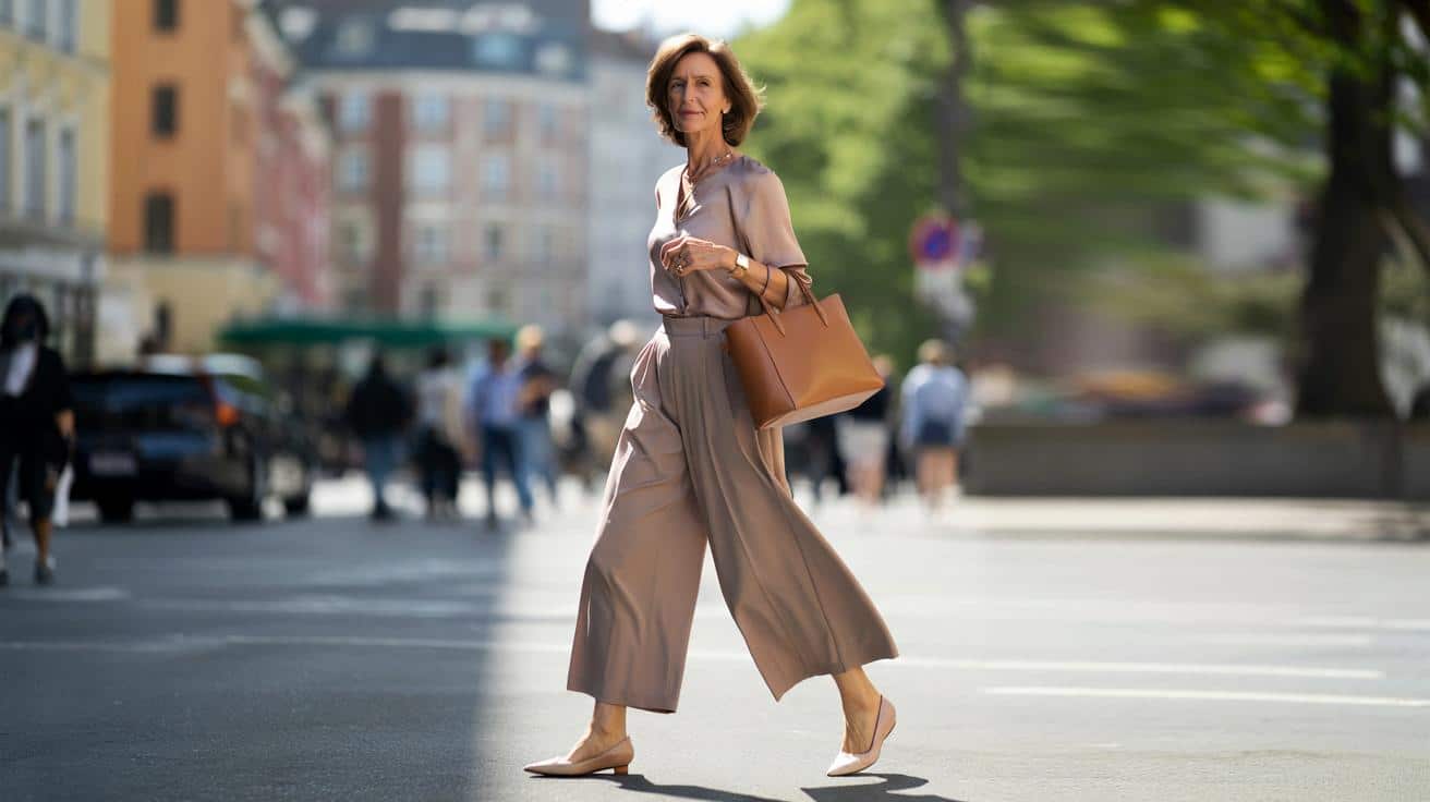 Ten lekki hit z Uniqlo wysmukla sylwetkę po pięćdziesiątce