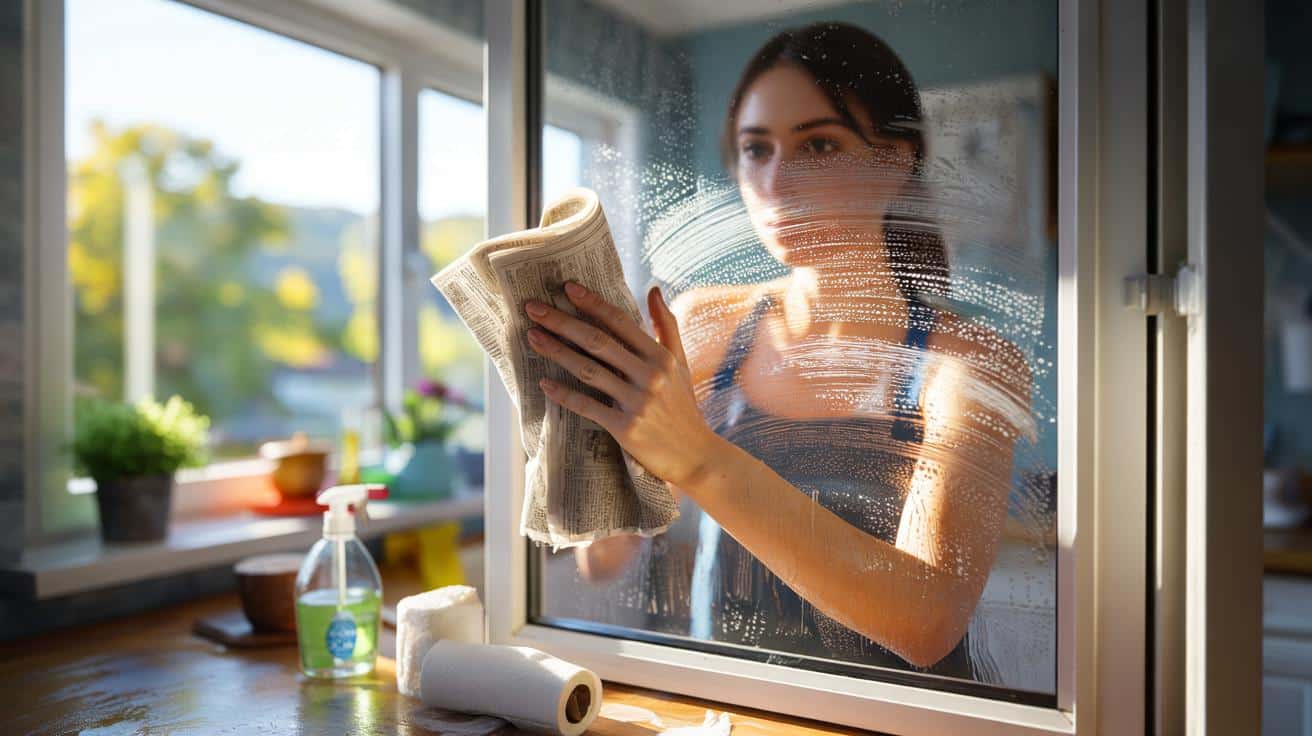 Ten mało znany sposób z gazetą sprawia że szyby pozostają bez smug