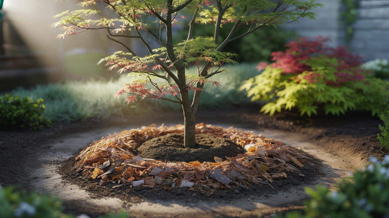 Ten naturalny dodatek w marcu sprawi, że klon japoński zachwyci całe lato