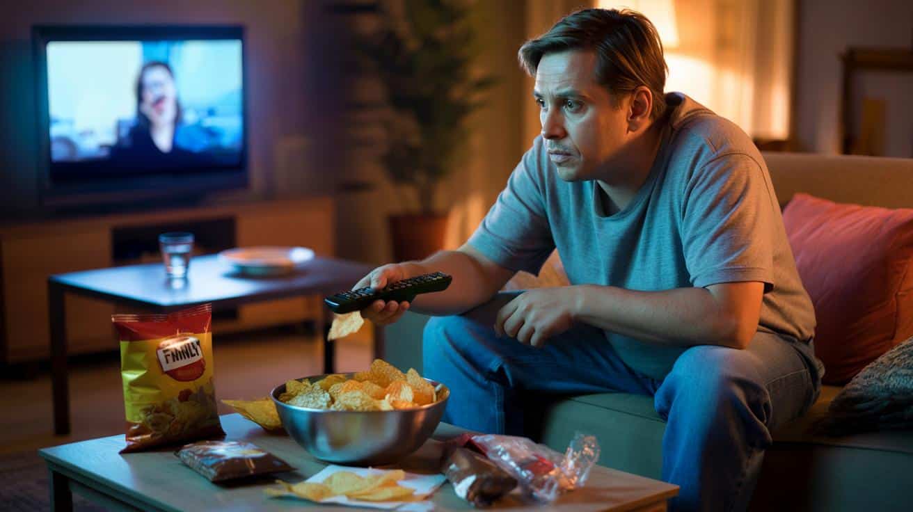 Ten nawyk jedzenia przed telewizorem który masz od lat sprawia że jesz dużo za dużo