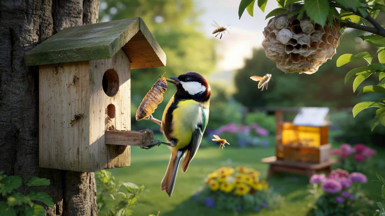Ten niepozorny ptak z ogrodu może uratować twoje pszczoły przed szerszeniem azjatyckim