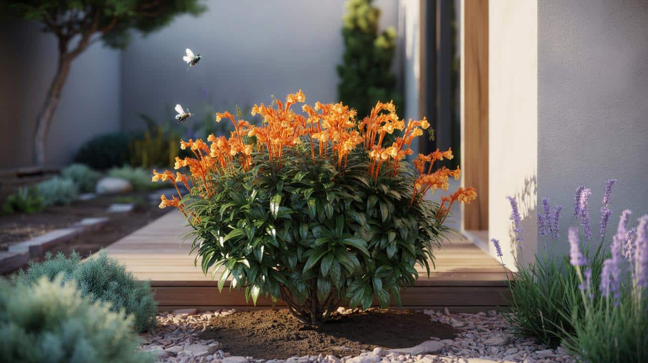 Ten niski krzew o ognistych kwiatach odmieni każdy mały ogród