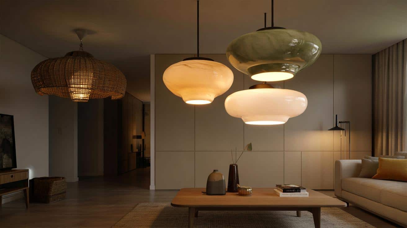 Ten nowy typ lamp sufitowych właśnie wyrzuca rattan z salonu