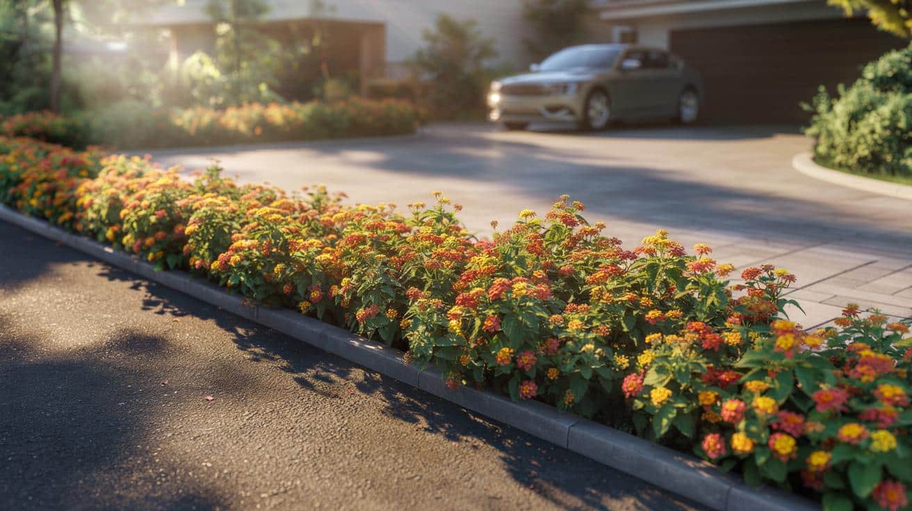 Ten ognisty krzew kocha asfalt i upał: idealna rabata przy podjeździe