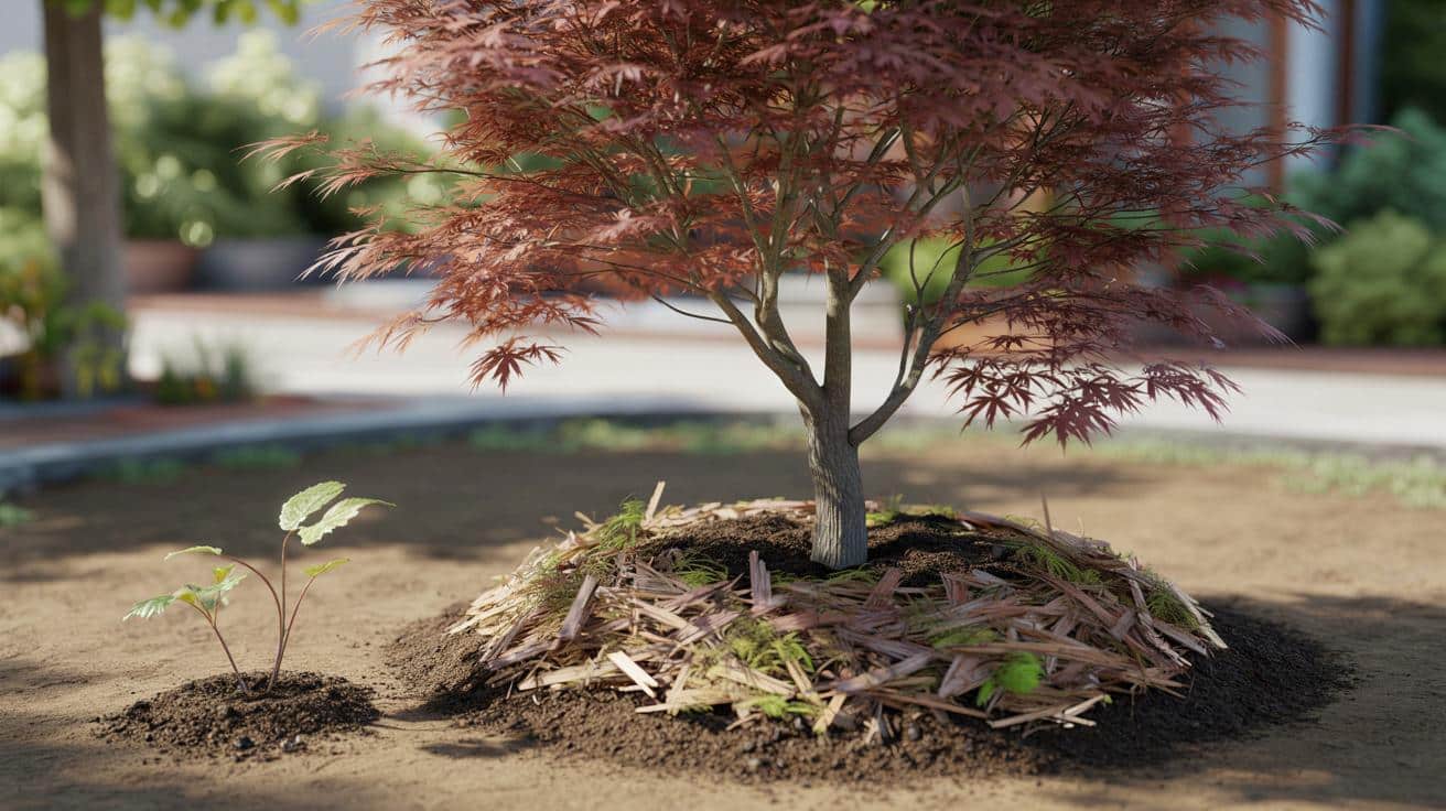 Ten prosty, naturalny dodatek sprawi, że klon japoński zachwyci całe lato