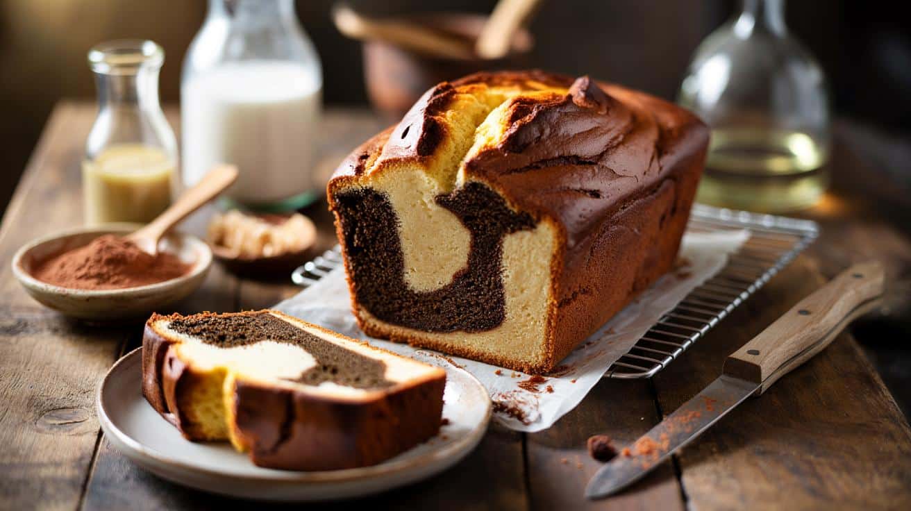 Ten prosty, roślinny cake marmurkowy znika u mnie w godzinę