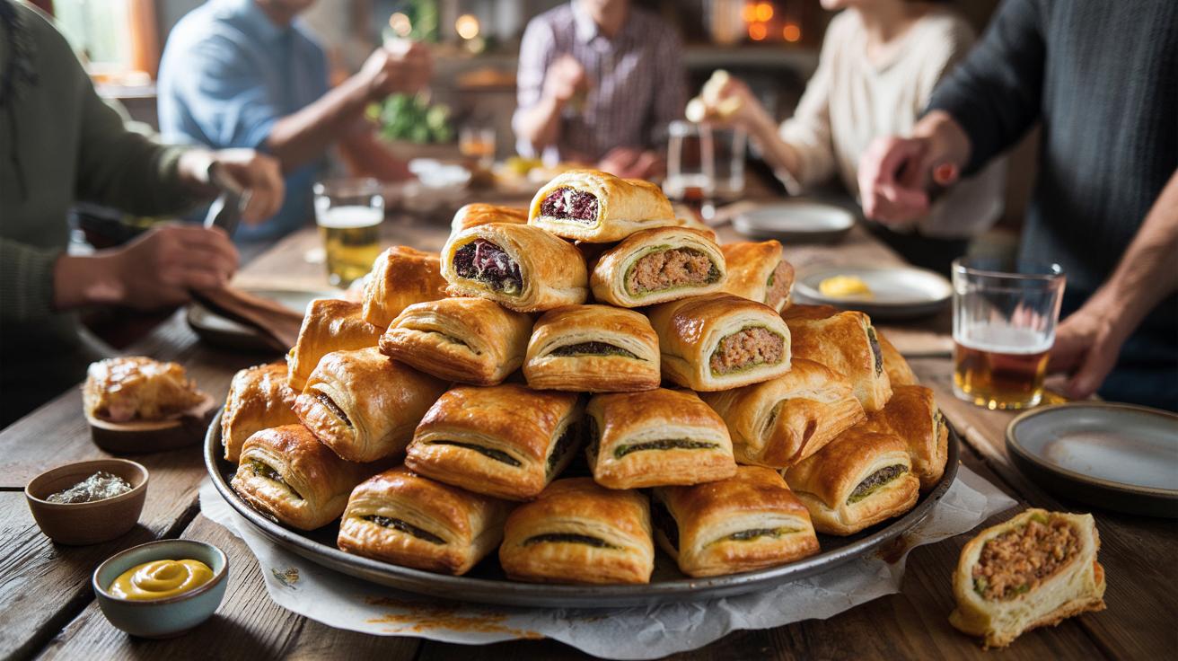 Ten prosty trik do ciasta francuskiego sprawia, że talerz z przekąskami znika w 10 minut