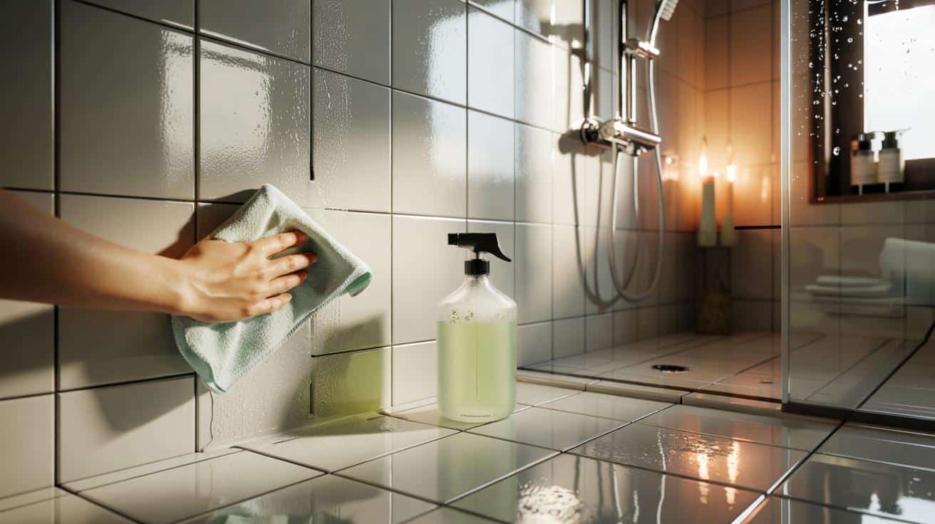 Ten sposób sprawia, że płytki w łazience odzyskują blask bez długiego szorowania