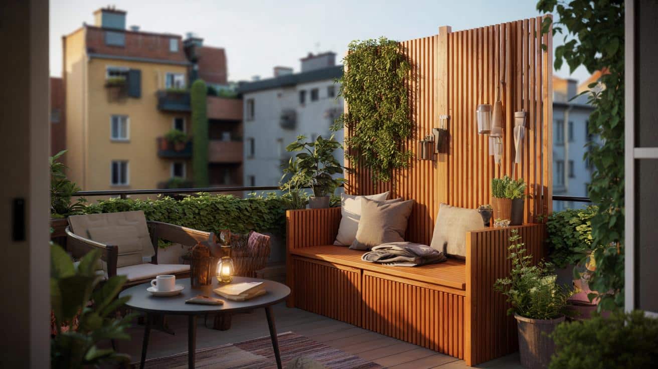 Ten sprytny trik z IKEA zamienia mały ogródek w prytną oazę