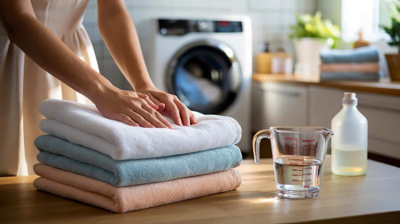 Ten trik sprawia, że ręczniki pozostają miękkie bez użycia płynu do płukania