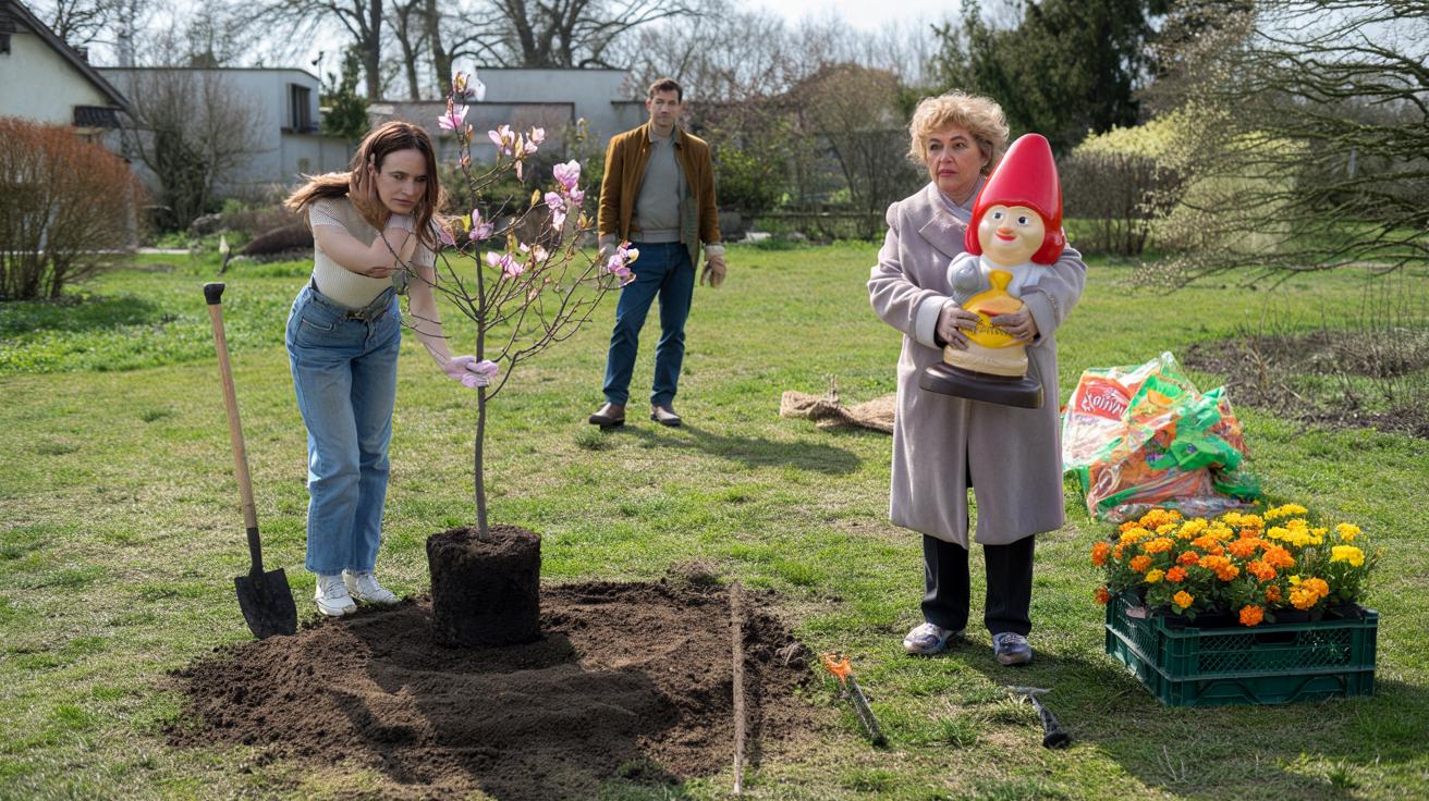 Teściowa z krasnalem zrujnowała mi pierwszy dzień wiosny w ogrodzie