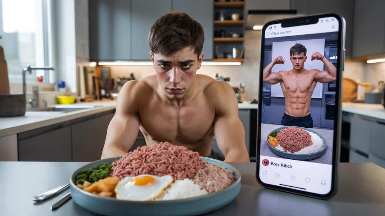 TikTok promuje „boy kibble”. Ekstremna dieta białkowa dla facetów niepokoi lekarzy