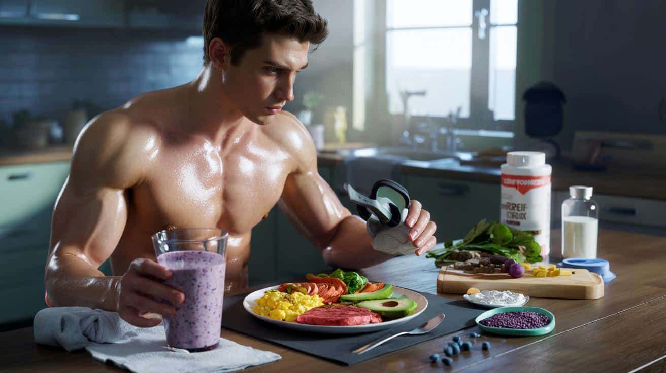 To białkowe śniadanie po treningu przyspiesza budowę mięśni