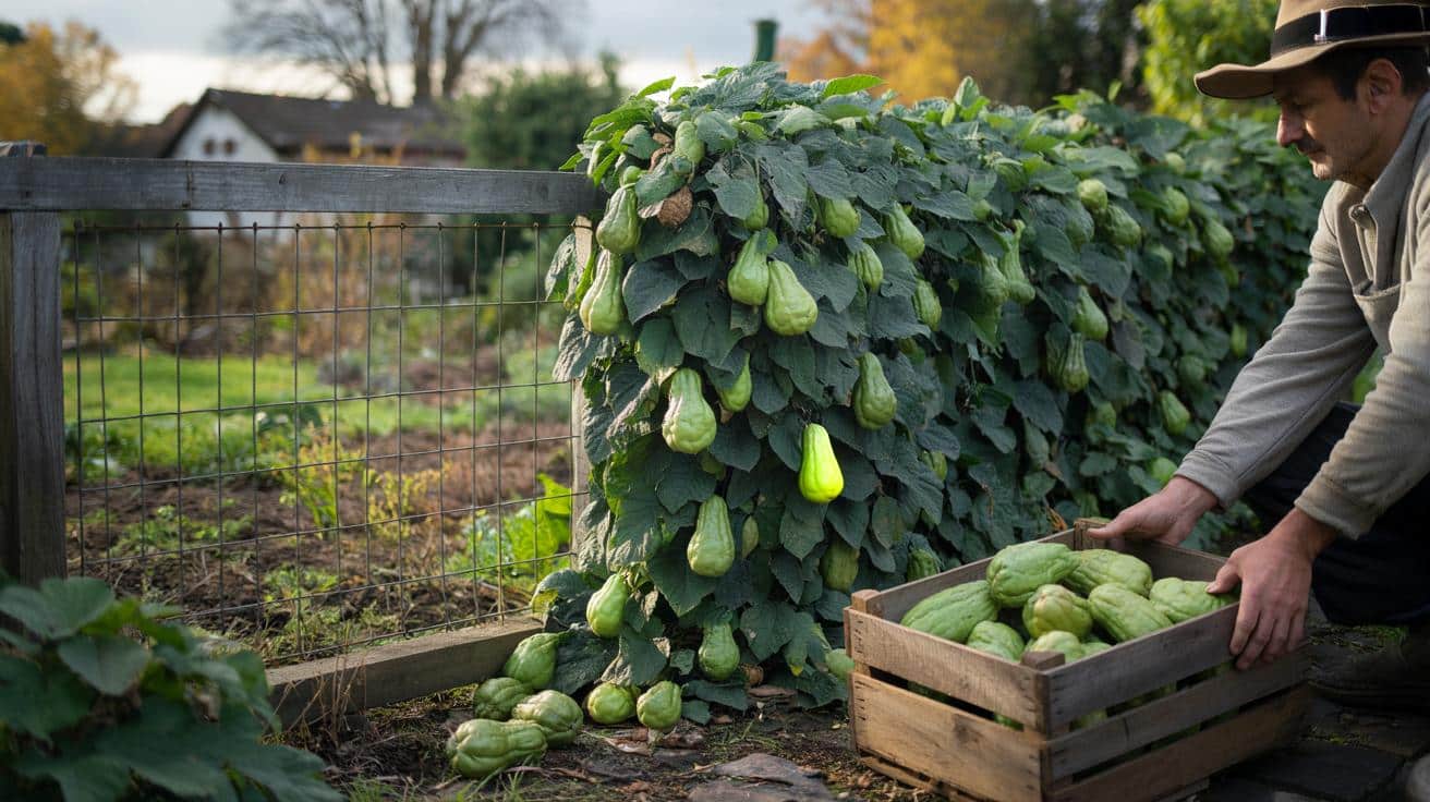 To egzotyczne pnącze zamieni siatkę ogrodzeniową w spiżarnię na całą zimę