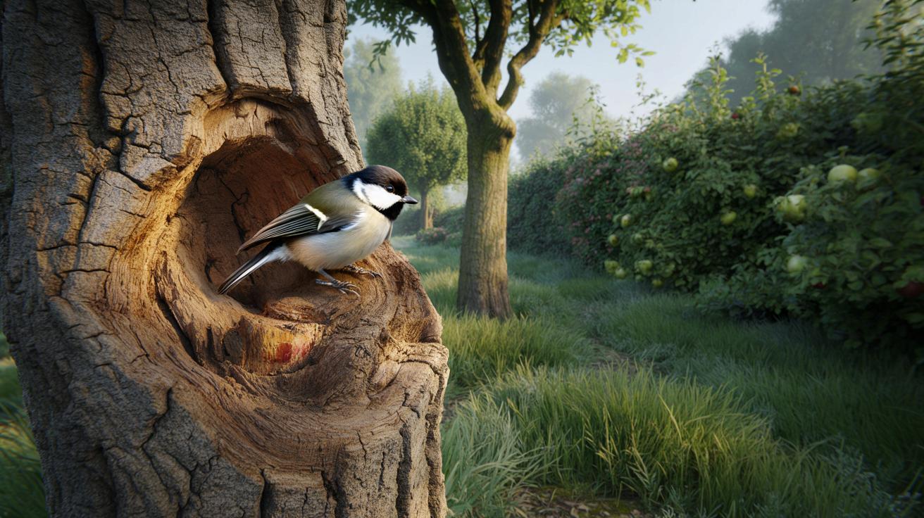 To jedno drzewo działa na sikorę czarnogłową jak magnes. Masz je w ogrodzie?