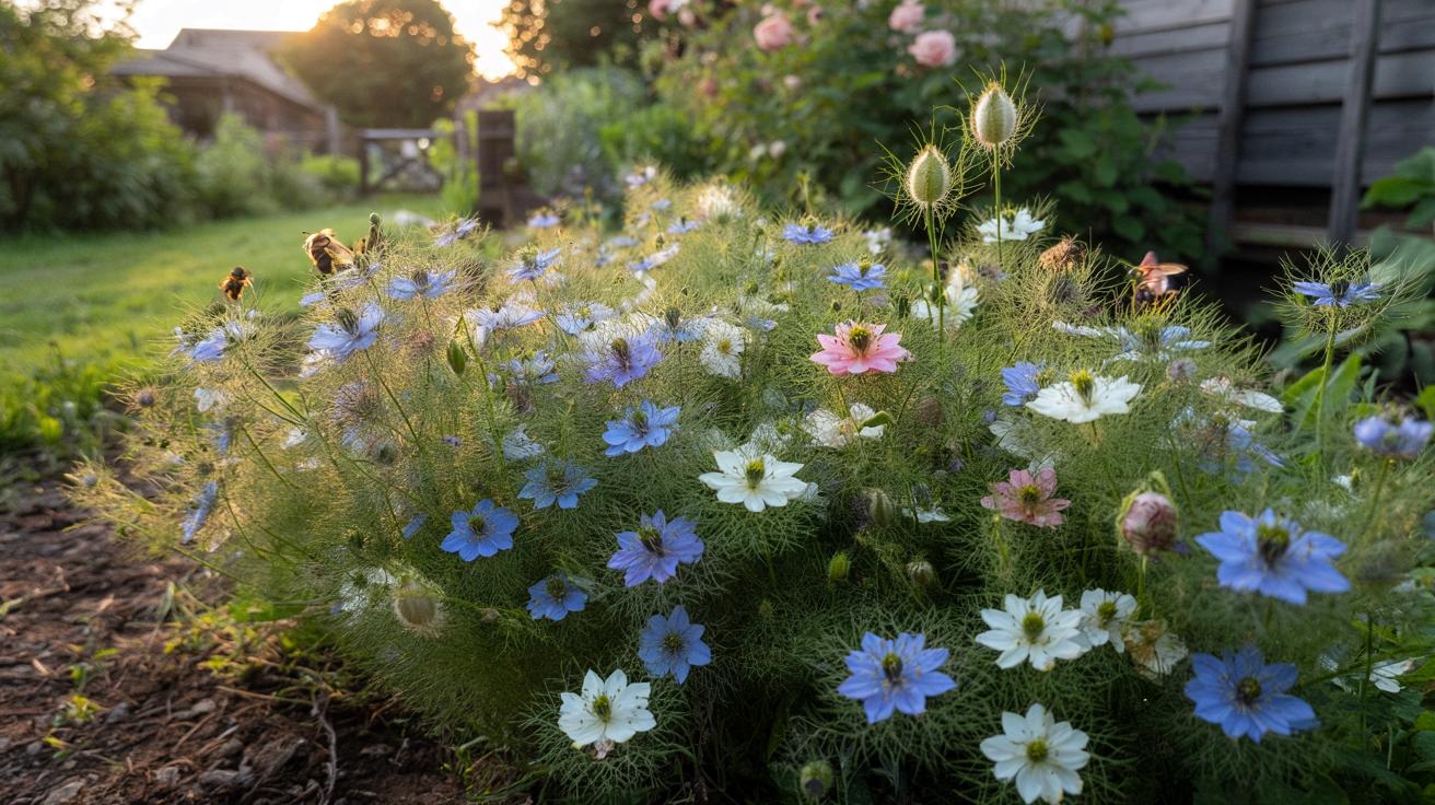 To jednoroczne „puszyste” kwiaty robią z ogrodu kolorową chmurę przez całe lato