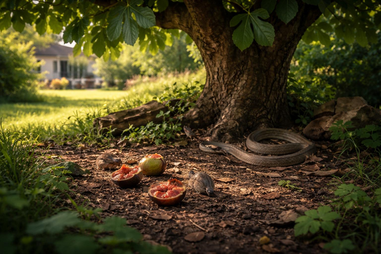 To popularne drzewko z ogródka przyciąga węże. Winne nie są owoce