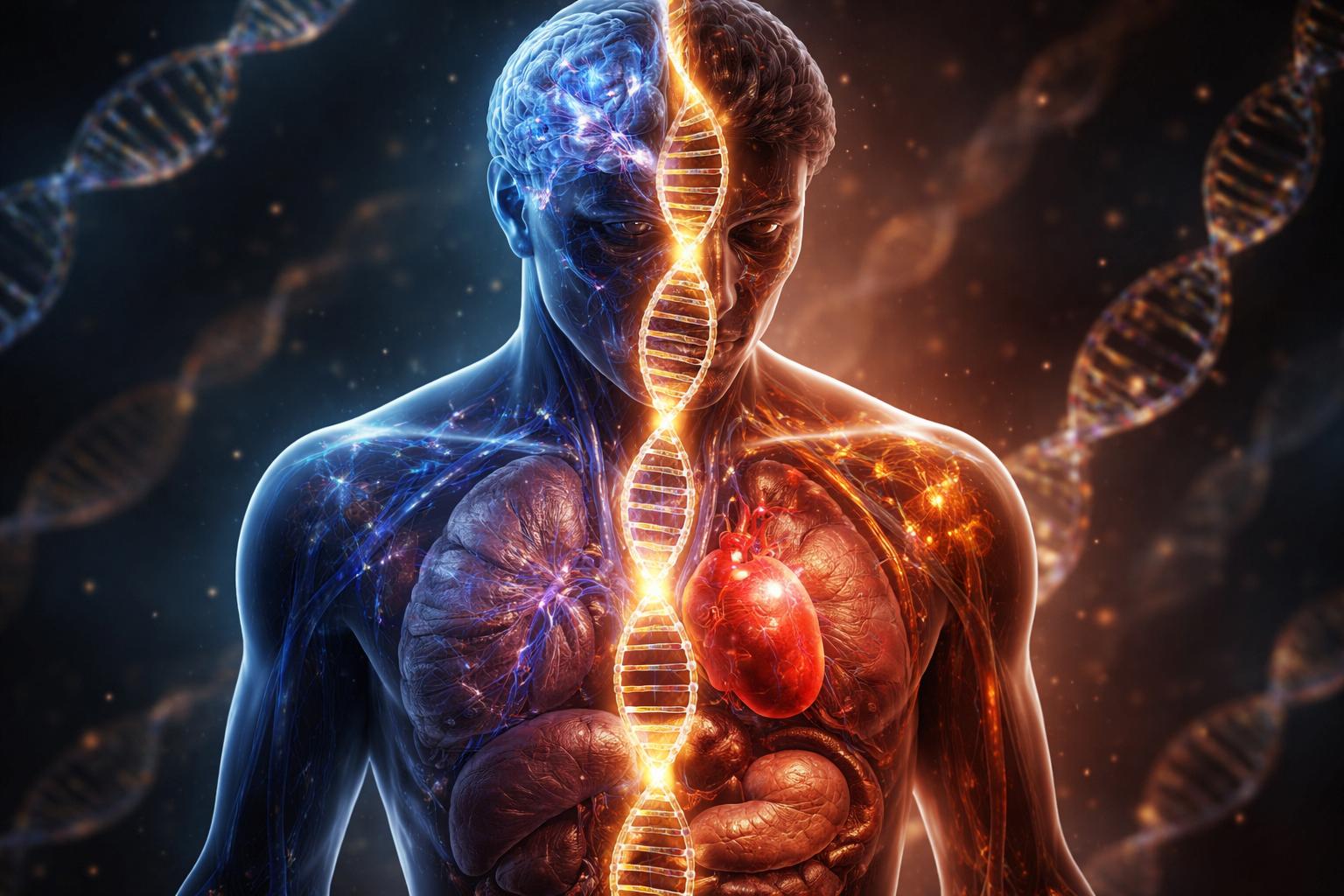 To samo DNA, dwa rodzaje chorób: jak geny łączą psychikę i ciało