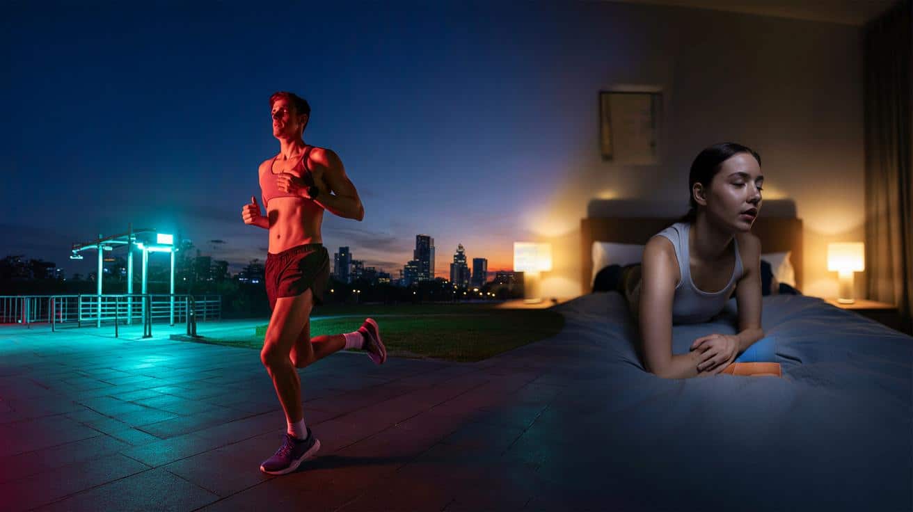 Trenujesz dopiero wieczorem? Sprawdź, kiedy sport psuje sen, a kiedy pomaga