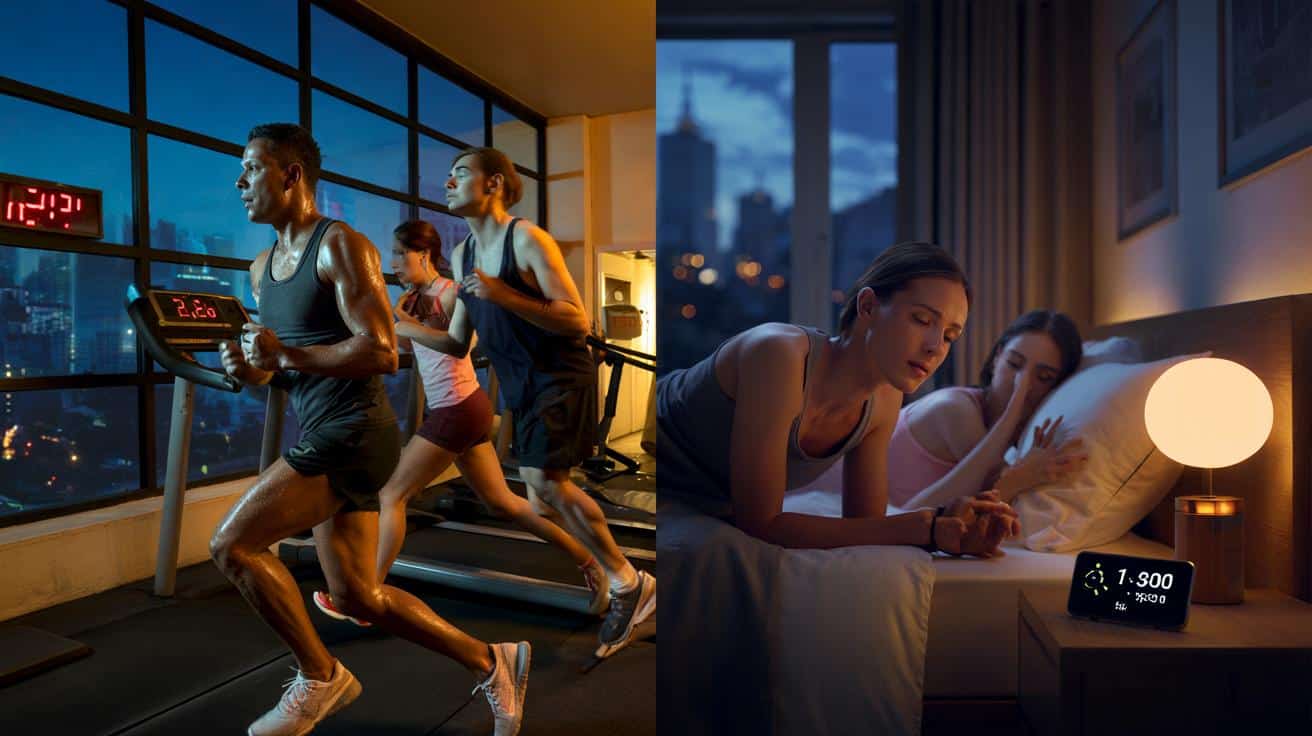 Trenujesz dopiero wieczorem? Sprawdź, kiedy sport psuje sen