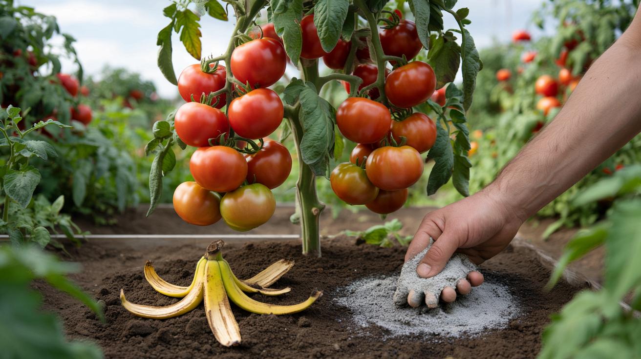 Trik z dwoma odpadkami z kuchni. Pomidory odwdzięczą się plonem XXL