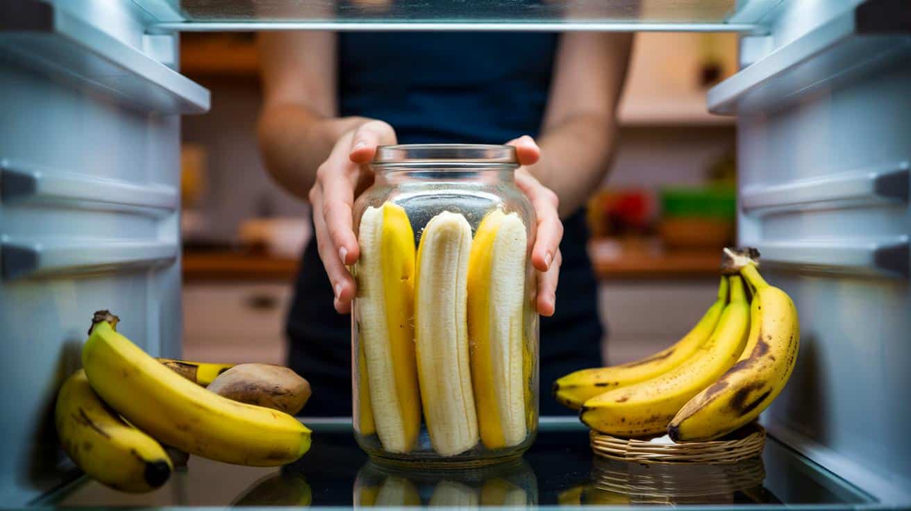 Trik z lodówką: jak zatrzymać banany żółte i jędrne na 26 dni