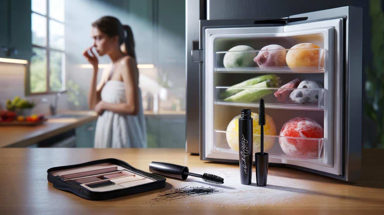 Trik z zamrażarką który ożywia zaschnięty tusz do rzęs