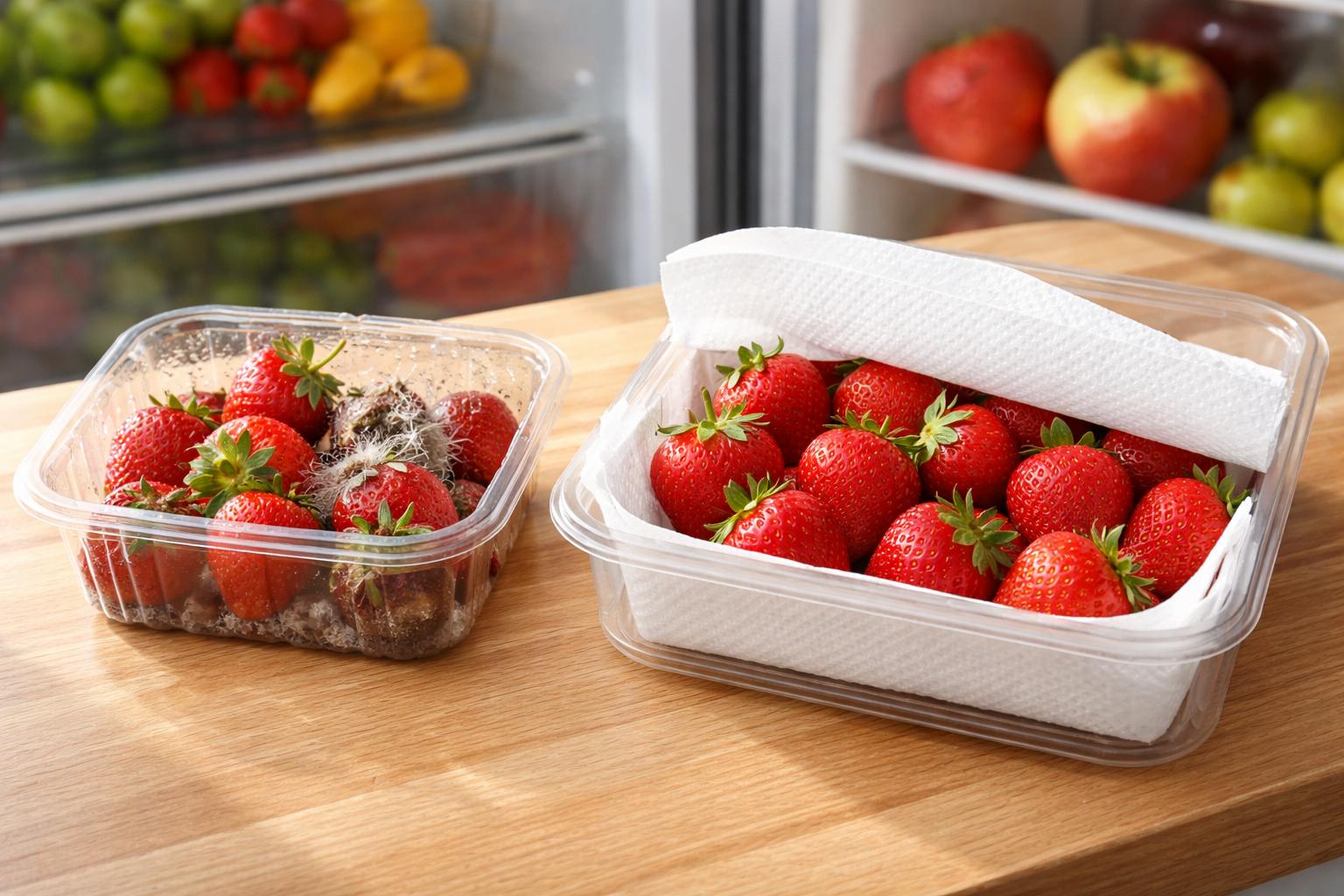 Truskawki nie psują się po 3 dniach. Jeden prosty trik z kuchni wydłuża świeżość do tygodnia