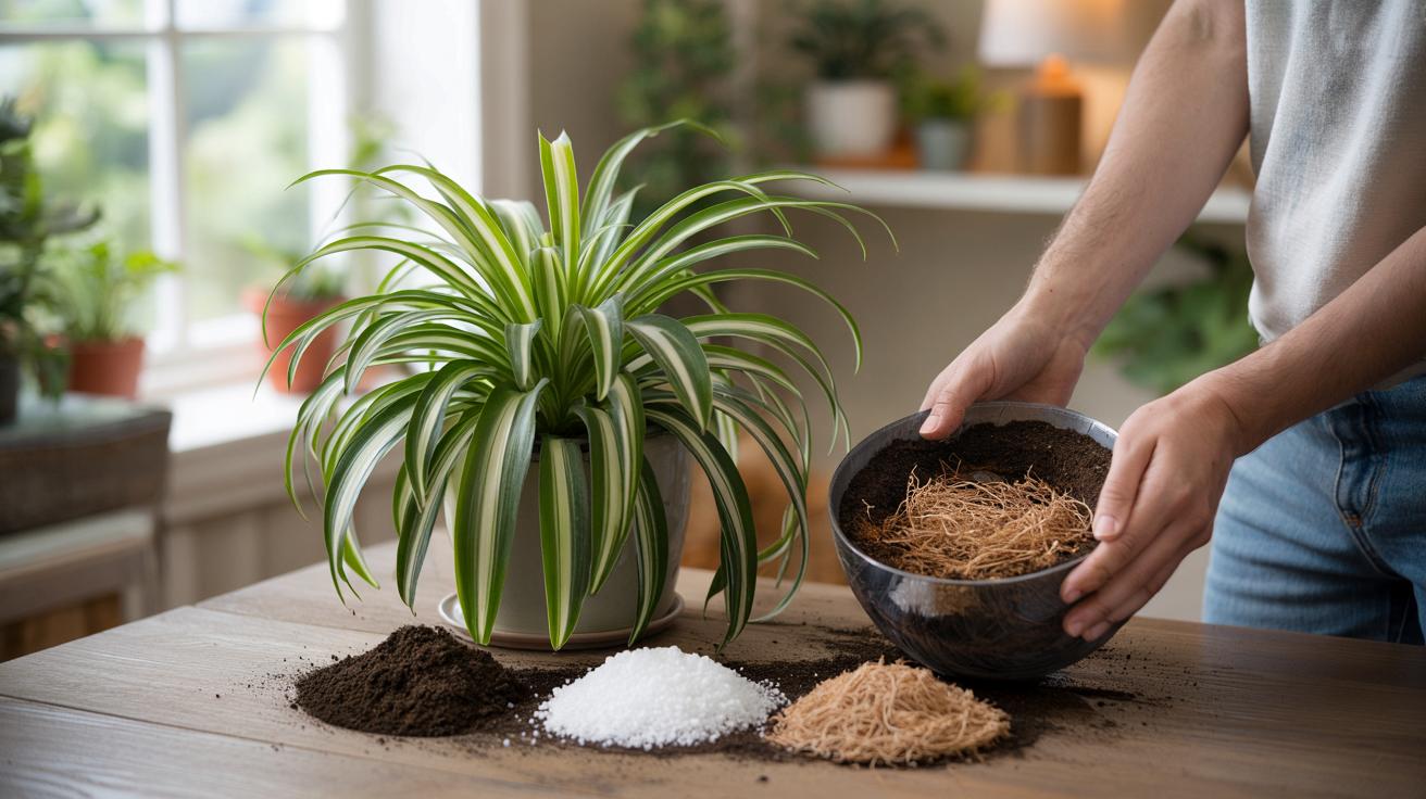 Trzy składniki do ziemi, które ratują zielistkę przed suchymi końcówkami