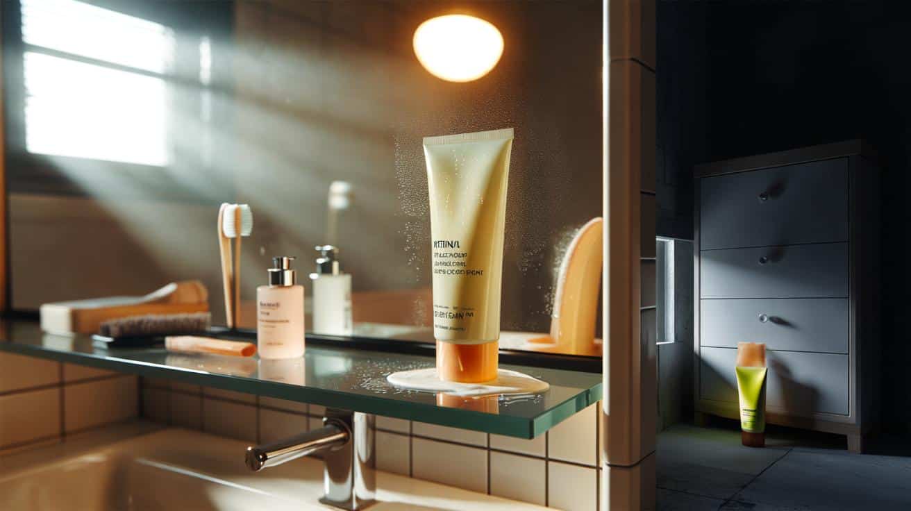 Trzymasz krem z retinolem w łazience? Światło niszczy substancję