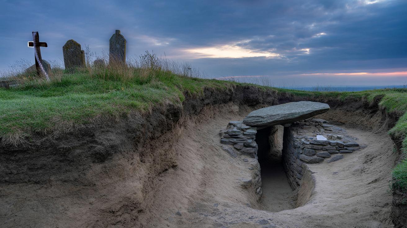 Pod starym cmentarzyskiem w Niemczech odkryto tajemniczy tunel sprzed setek lat