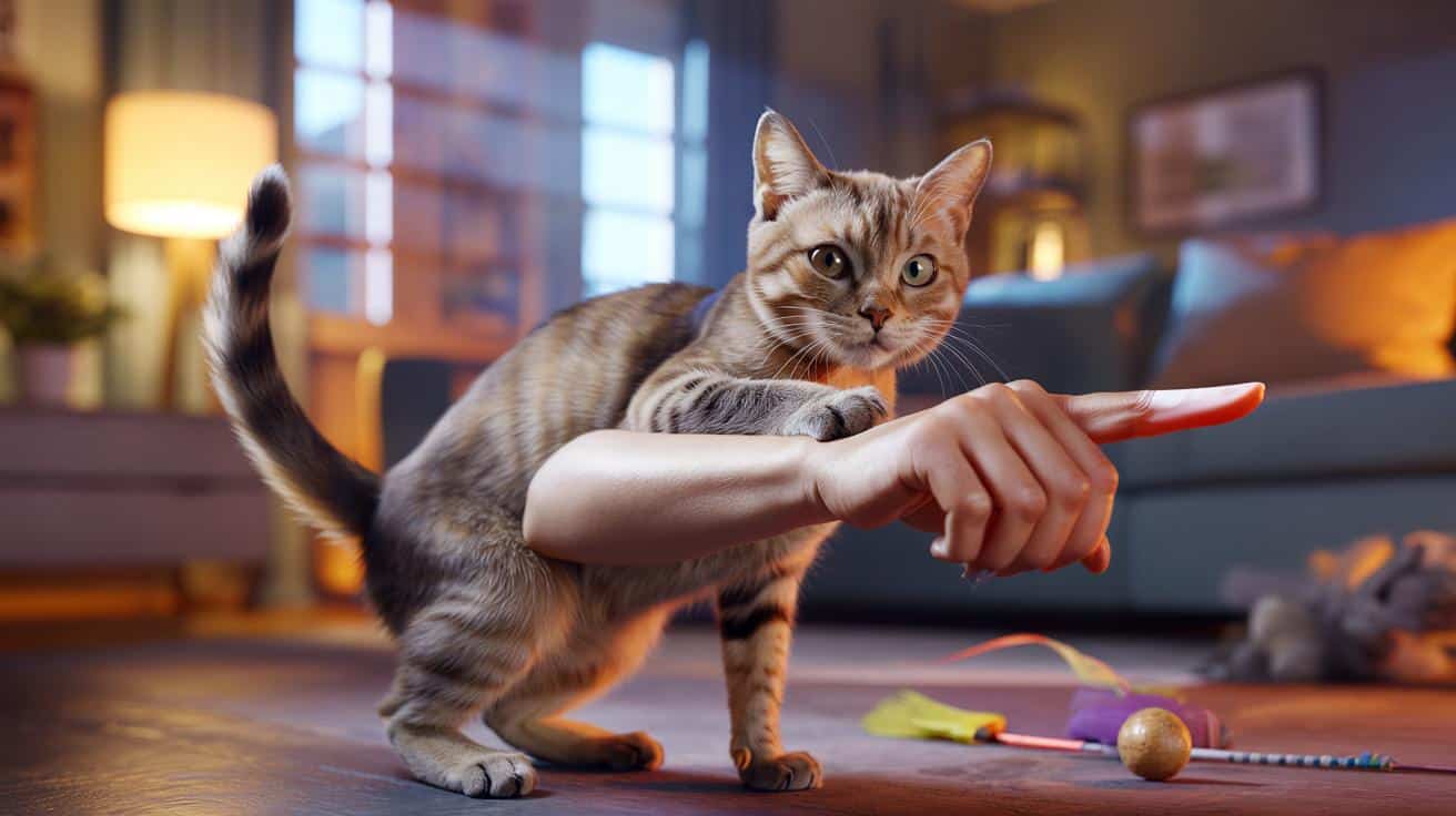 Twój kot gryzie i drapie? Ten odruch człowieka tylko dolewa oliwy do ognia