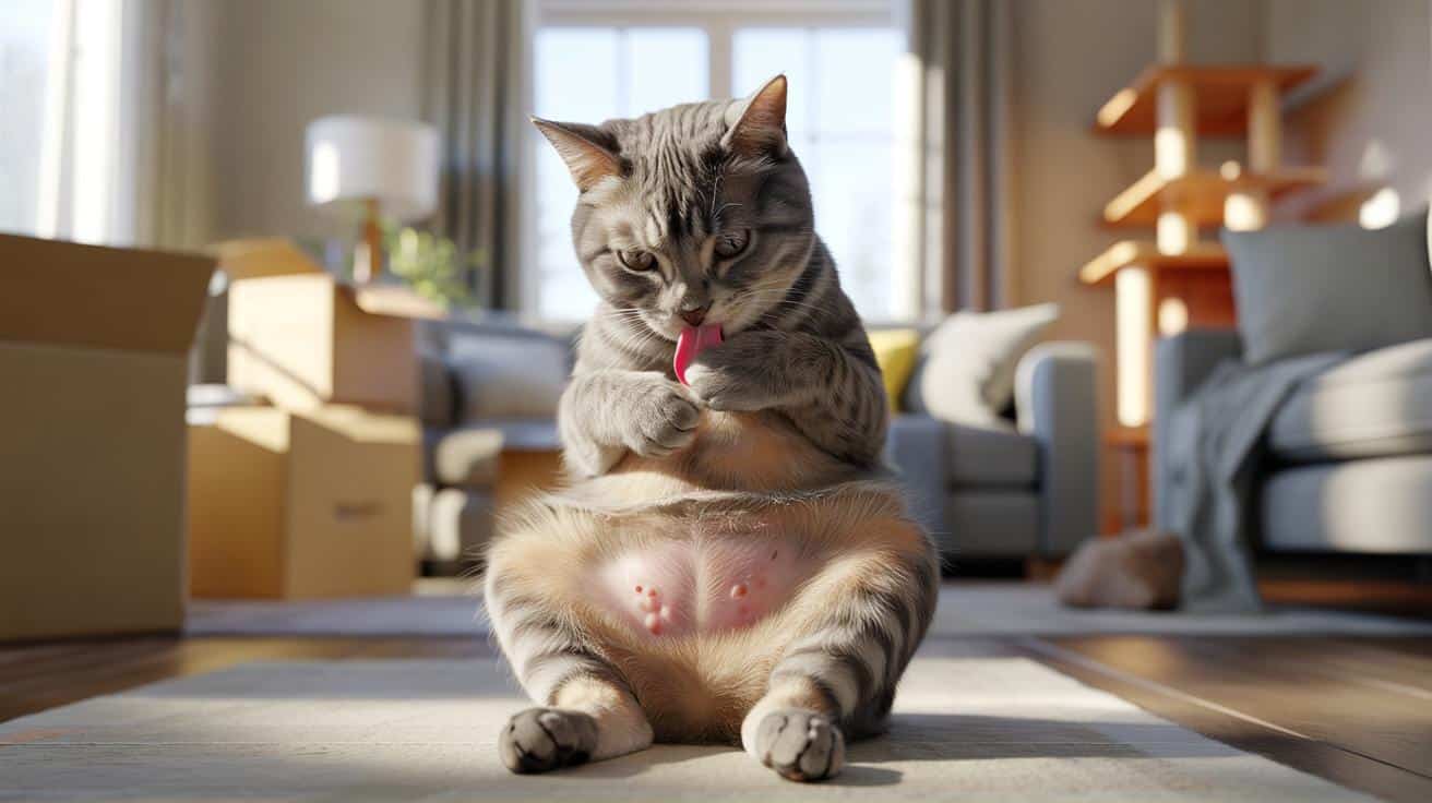 Twój kot wciąż się liże? Kiedy higiena przeradza się w alarm