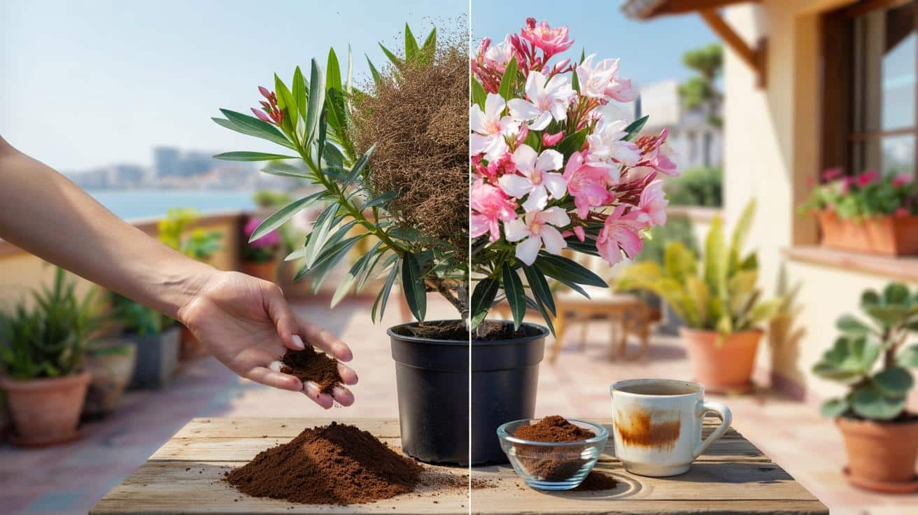 Twój oleander nie kwitnie? Ten kuchenny odpad potrafi go obudzić
