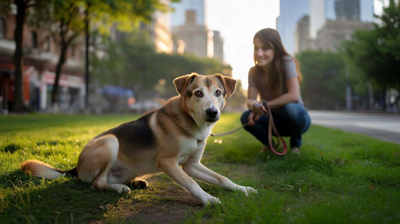 Twój pies wpatruje się w ciebie, gdy się załatwia? Oto prawdziwy powód